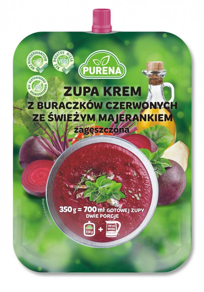 Zupa krem z buraczków czerwonych zagęszczona 350g x 4szt