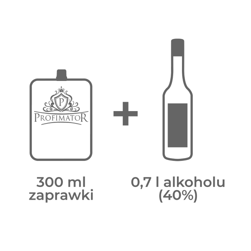 Bezalkoholowy koncentrat do przygotowywania napojów alkoholowych A'LA SZARLOTKA box 9x300ml