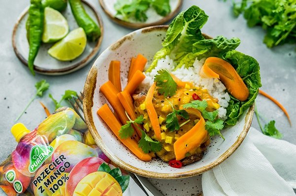 Przecier (mus) owocowy 100% z mango 350g