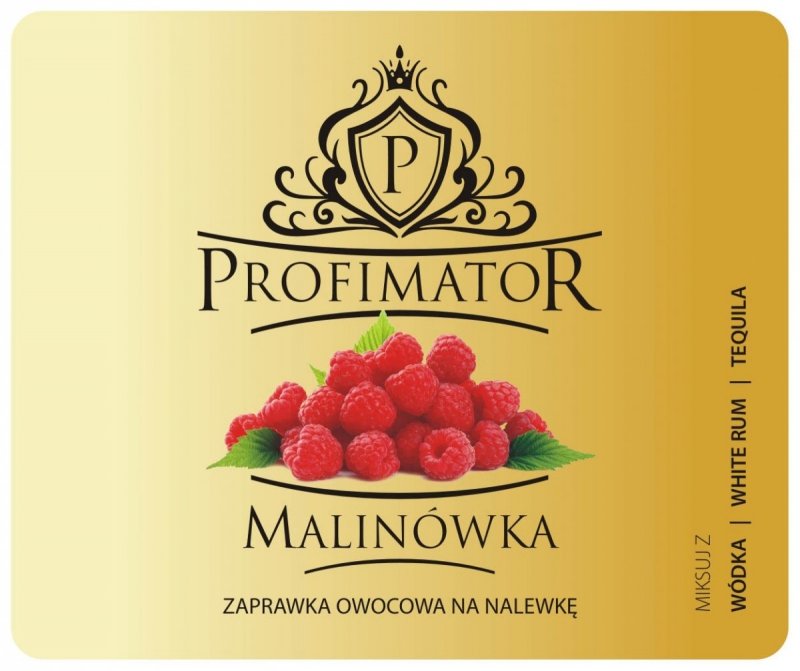 Bezalkoholowy koncentrat do przygotowywania napojów alkoholowych MALINA box 9x300ml