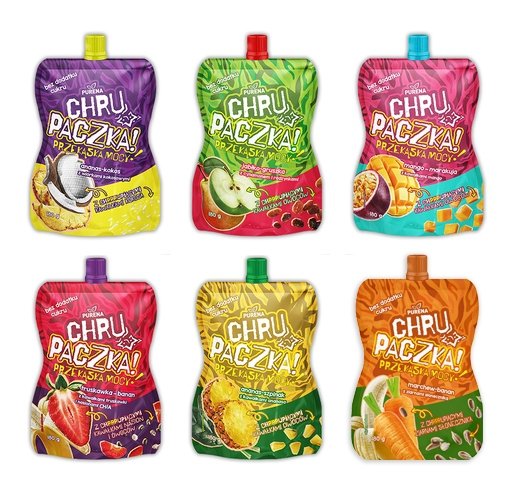 Mix 6 smaków przekąsek Chrupaczka 180g x 6sztuk