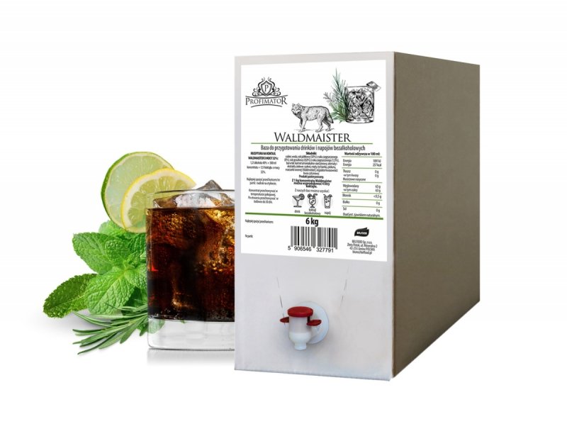 Baza do drinków i bezalkoholowych koktajli WALDMAISTER box 6kg