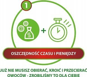 Przecier mus owocowy 100%  bez cukru z mango 300g