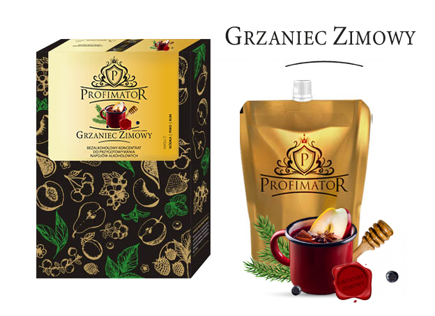 Bezalkoholowy koncentrat do przygotowywania napojów alkoholowych GRZANIEC ZIMOWY 300ml