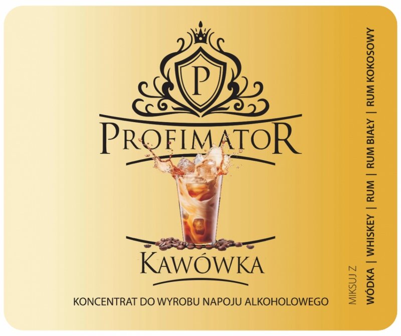 Bezalkoholowy koncentrat do przygotowywania napojów alkoholowych  KAWÓWKA 300ml
