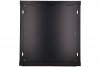 Extralink Szafka wisząca rack 12U 600x600 czarna szklane drzwi