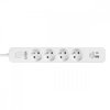 EVER Listwa antyprzepięciowa PROTECT 4PL 1A1C USB T/LZ12-PRO015/1000