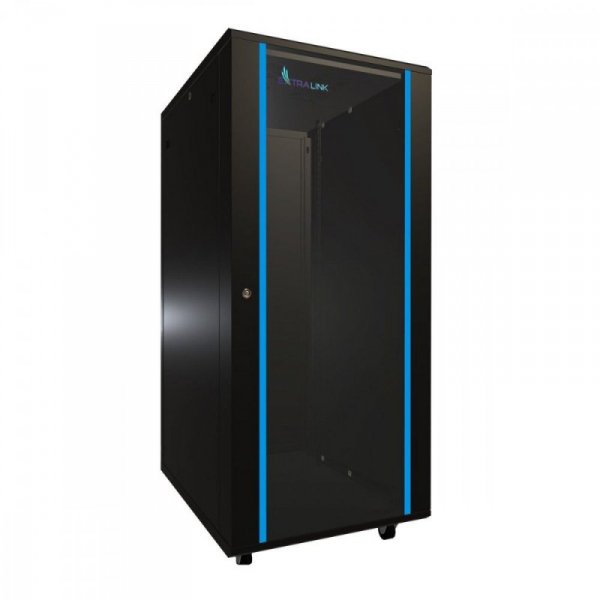 Extralink Szafa rack 27U 600x800mm czarna stojąca