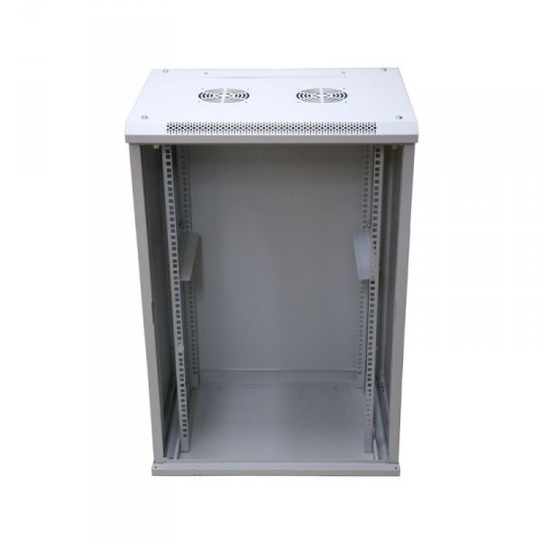 Extralink Szafa rack 15U 600x600mm szara wisząca
