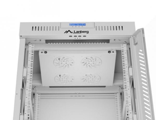 Lanberg Szafa stojąca rack 19&#039;&#039; 15U 600X600 szara LCD flack pack