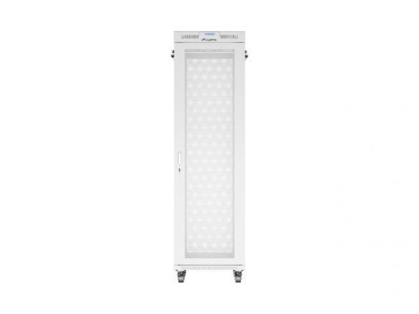 Lanberg Szafa instalacyjna rack stojąca 19 cali 42U 600x800 drzwi perforowane LCD szara (Flat pack)