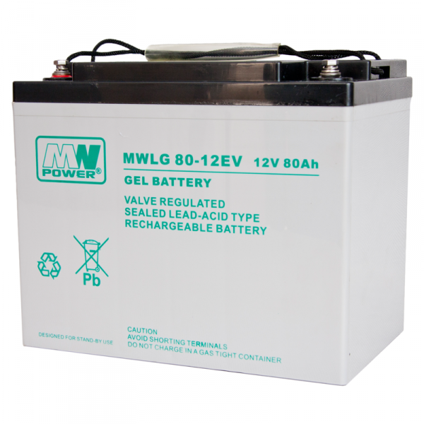 Akumulator żelowy MWLG 80Ah 12V