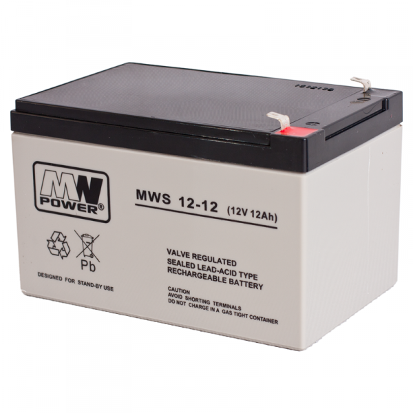 Akumulator AGM MWS 12Ah 12V