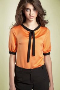 Bluzka Madeline b21 pomarańczowa