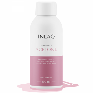 INLAQ Aceton Kosmetyczny do Paznokci Hybryd Zmywacz Remover 100ml