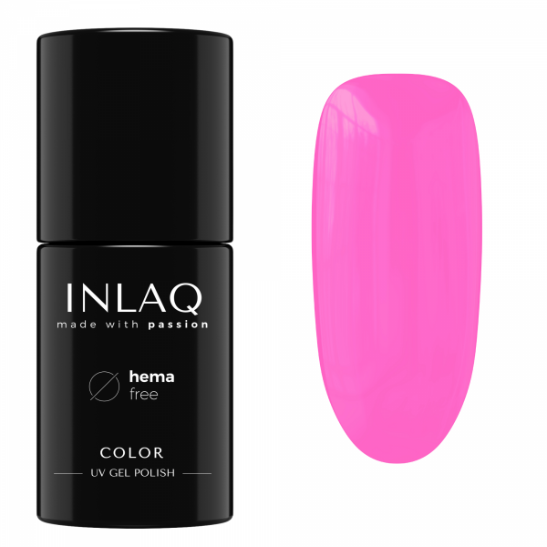 INLAQ Lakier Hybrydowy Hot Pink 6ml