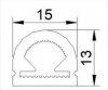 Tuba silikonowa 15x13
