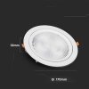 Oprawa V-TAC LED Downlight SAMSUNG CHIP 20W Ruchoma VT-2-20 6500K 1975lm 5 Lat Gwarancji