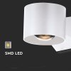 Oprawa Ścienna V-TAC 5W Kinkiet Góra Dół Biały IP65 VT-1179 3000K 465lm