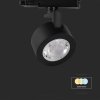 Oprawa Szynosystem 3F V-TAC 30W LED 35st CCT Czarna VT-4633 3000K-4000K-6400K 3000lm