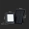 Projektor LED Solarny V-TAC 10W Pilot, AUTO, Timer, IP65 Czarny VT-55W 4000K 1000lm