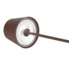 Lampka Biurkowa Nocna V-TAC 1,5W LED Ładowanie Ściemnianie IP54 Brąz, Corten VT-7997 3000K 150lm