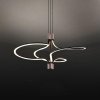 Oprawa Zwieszana V-TAC LED 30W Złoty Czarny 56x120cm VT-7980 3000K 3350lm