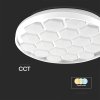 Plafon V-TAC 60W BEEHIVE fi.49cm CCT Pilot TIMER VT-8569 3000K-6500K 6000lm