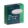 Plafon V-TAC 18W LED SAMSUNG CHIP Okrągły 25cm Natynkowy IP44 Biały VT-8618 4000K 1830lm 5 Lat Gwarancji