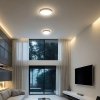 Plafon V-TAC 18W LED SAMSUNG CHIP Okrągły 25cm Natynkowy IP44 Czarny VT-8618B 6500K 1830lm 5 Lat Gwarancji