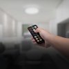 Plafon V-TAC 18W LED SAMSUNG CHIP Okrągły 30cm Natynkowy Pilot Czujnik Ruchu IP44 Czarny VT-8618S 4000K 1830lm 5 Lat Gwarancji
