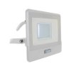 Projektor LED V-TAC 30W SAMSUNG CHIP Czujnik Ruchu Biały Przewód 1M VT-138S-1 4000K 2340lm 5 Lat Gwarancji