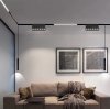 Lampa magnetyczna LED 6W 6000K szynowa liniowa czarna