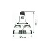 Żarówka LED PAR30 czarna 45W