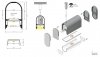 LAMPA LINIOWA NAMI CZARNA/BIAŁA/SUROWA 100W 2M. NA WYMIAR