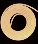 NEON LED 24V 10x18 SILICONE 1M BIAŁY CIEPŁY IP67