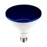 Żarówka LED V-TAC 17W PAR38 E27 IP65 Kolor Niebieski 1300lm 2 Lata Gwarancji