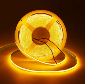 TAŚMA LED COB 12V LINIA ŚWIATŁA 320 ŻÓŁTA 1M. 