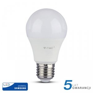 Żarówka LED V-TAC SAMSUNG CHIP 11W E27 A60 VT-212 6400K 1055lm 5 Lat Gwarancji