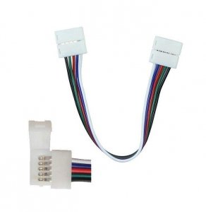 Konektor Złączka Taśm LED V-TAC Taśma-Przewód-Taśma do Taśm LED 5050 10mm RGBW V-TAC