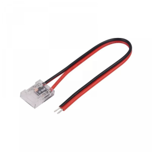 Konektor Złączka Taśm LED V-TAC Przeźroczysta Z przewodami Gęste/Zwykłe/COB 10mm