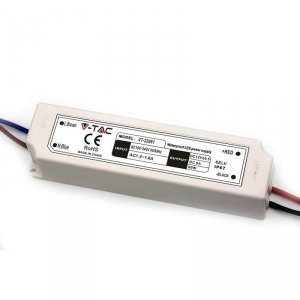 Zasilacz LED V-TAC 60W 12V 5A IP67 Hermetyczny Filtr EMI VT-22061 2 Lata Gwarancji