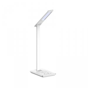 Lampka Biurkowa V-TAC 4W 3w1 Indukcja Zmiana Barwy Biała VT-7405 3000K-6500K 500lm 2 Lata Gwarancji
