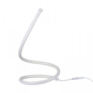 Lampka stołowa nocna LED V-TAC gięty biały profil 20W 35cm VT-7312-W-N 3000K 1840lm 3 lata gwarancji