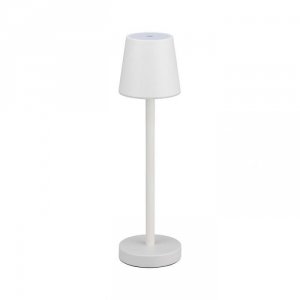 Lampka stołowa nocna V-TAC 3W LED 39cm ładowanie ściemnianie biała VT-7703 4000K 70lm