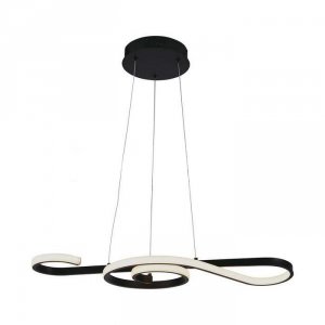 Oprawa zwieszana V-TAC 18W LED czarna VT-7817 3000K 2260lm