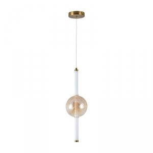 Oprawa zwieszana V-TAC LED 8W złoto bursztyn biały VT-84039 3000K 1100lm