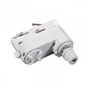 Adaptor Szynoprzewodu V-TAC Track Light 3 fazowy Biały