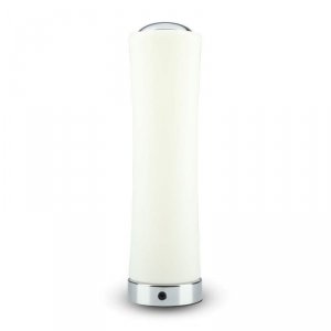 Oprawa LED V-TAC 14W LED biurkowa bamboo dotykowe ściemnianie biała VT-7026 3000K 1200lm 3 lata gwarancji