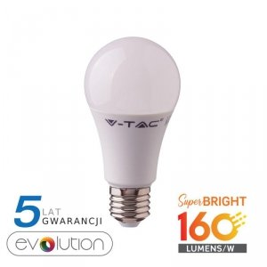 Żarówka LED V-TAC 6.5W E27 A60 EVOLUTION 160lm/W A++ VT-2307 4000K 1055lm 5 Lat Gwarancji